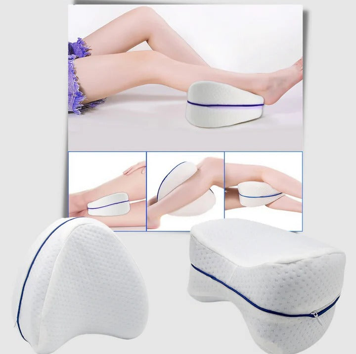 knee and leg pillow with memory foam