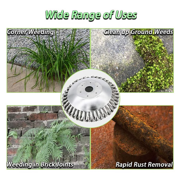 Carbon Steel Weed Brush Trimmer – Indestructible Head