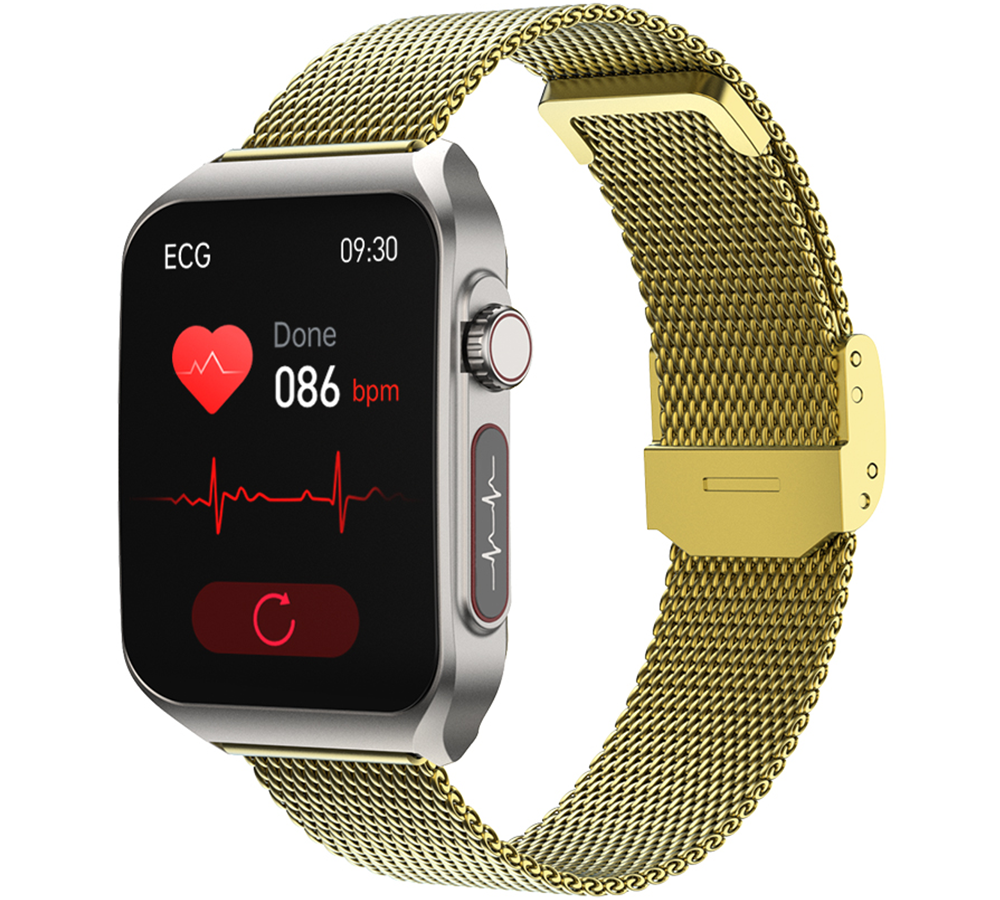 Health Smartwatch with BP+HR+ECG+ BG+SpO2+ SOS & blood analysis supports voice calls and fitness tracking??