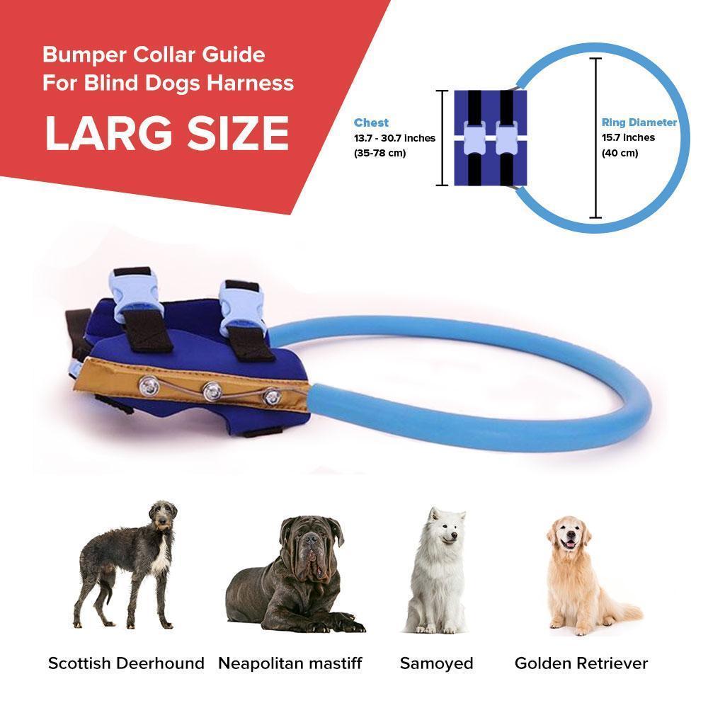 Bumper Collar Guide For Blind Dogs Harness