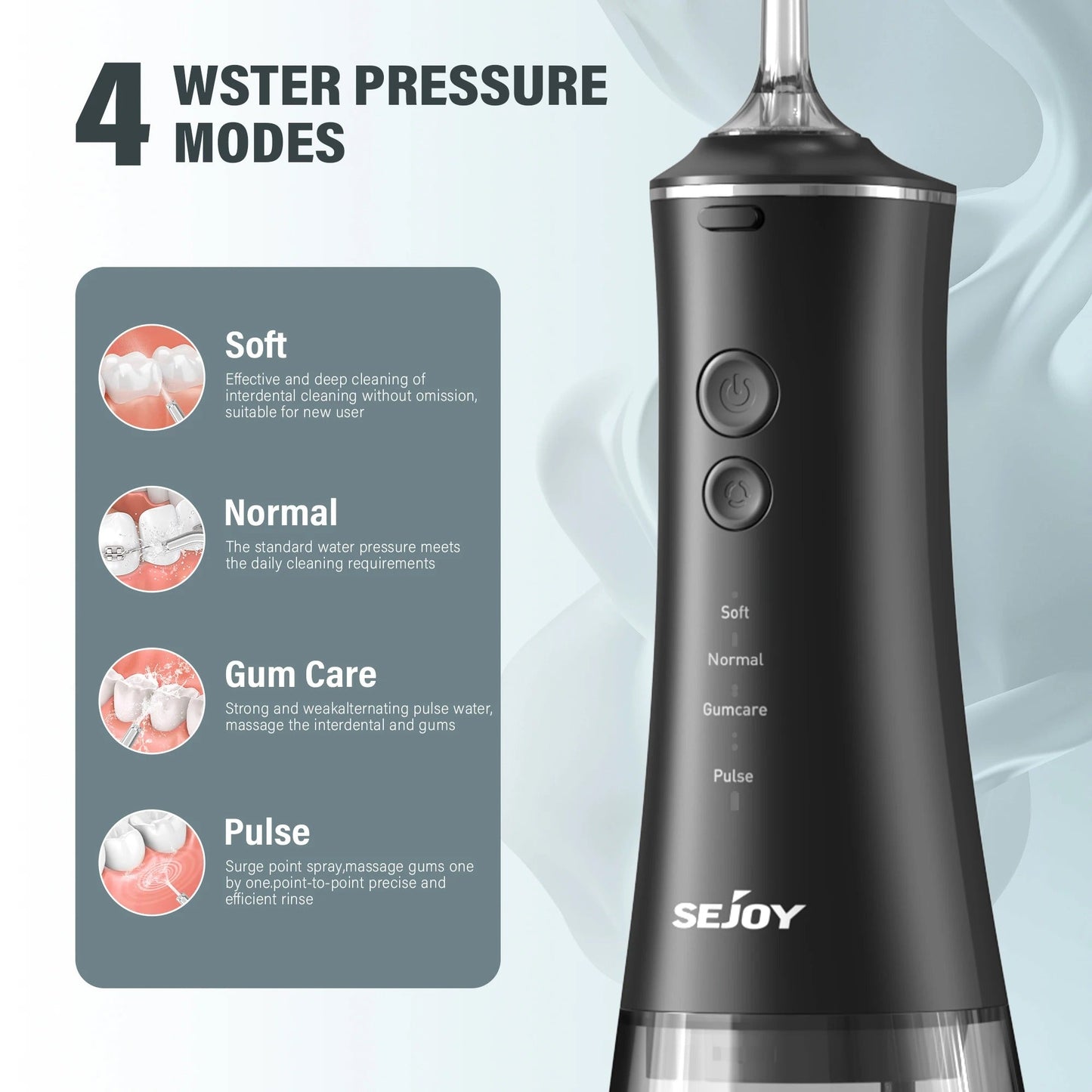 FlossPro™ Water Flosser | 4 in 1 Wireless Water Flosser