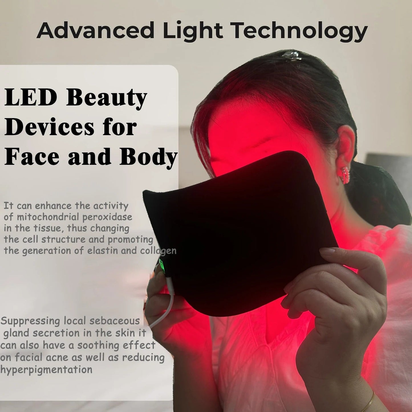 Infrared Light Therapy Pad Belt β Medical-Grade Pain Relief for Back and Muscles