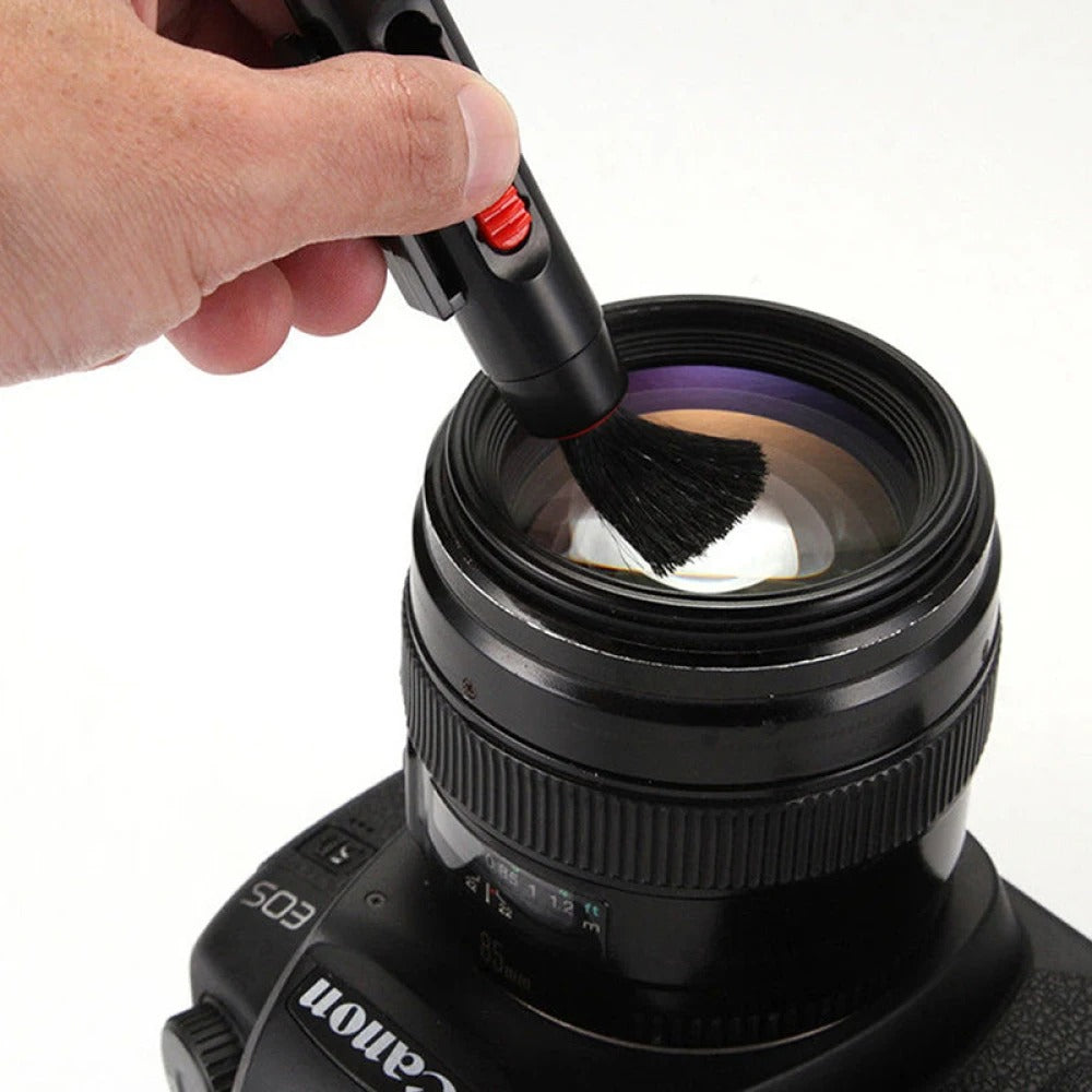 3 in 1 Portable Camera Clean Kit Lens Cleaning Cleaner Dust Pen Blower Cloth Kit for Camera, Videos, Lenses, CCD