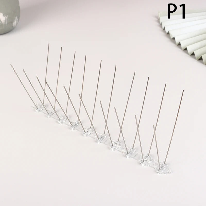 1PC Stainless Steel Pigeon Spikes And Bird Repeller Deterrent 25cm Balcony Anti-bird Repellent Thorn Nail Kit Pest Control