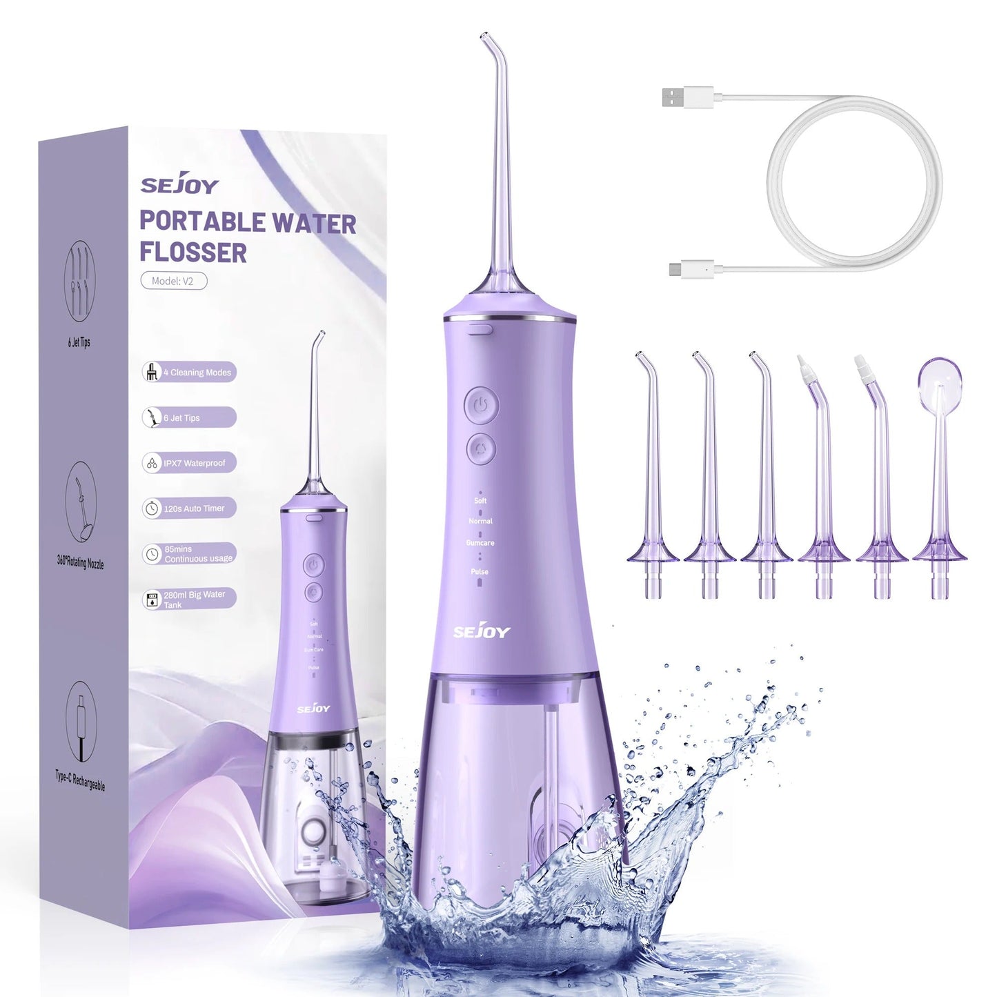 FlossPro™ Water Flosser | 4 in 1 Wireless Water Flosser