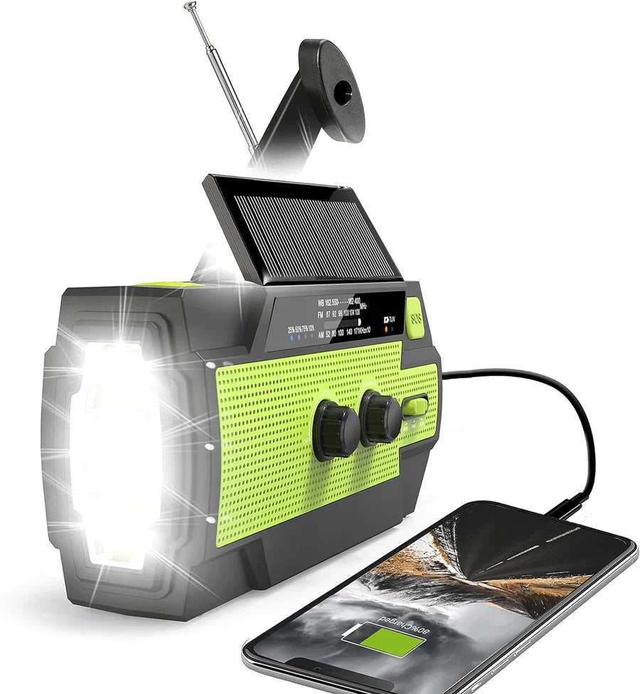 Emergency Solar Powered Radio & 30 Day Survival Skills Program ($97 BONUS)