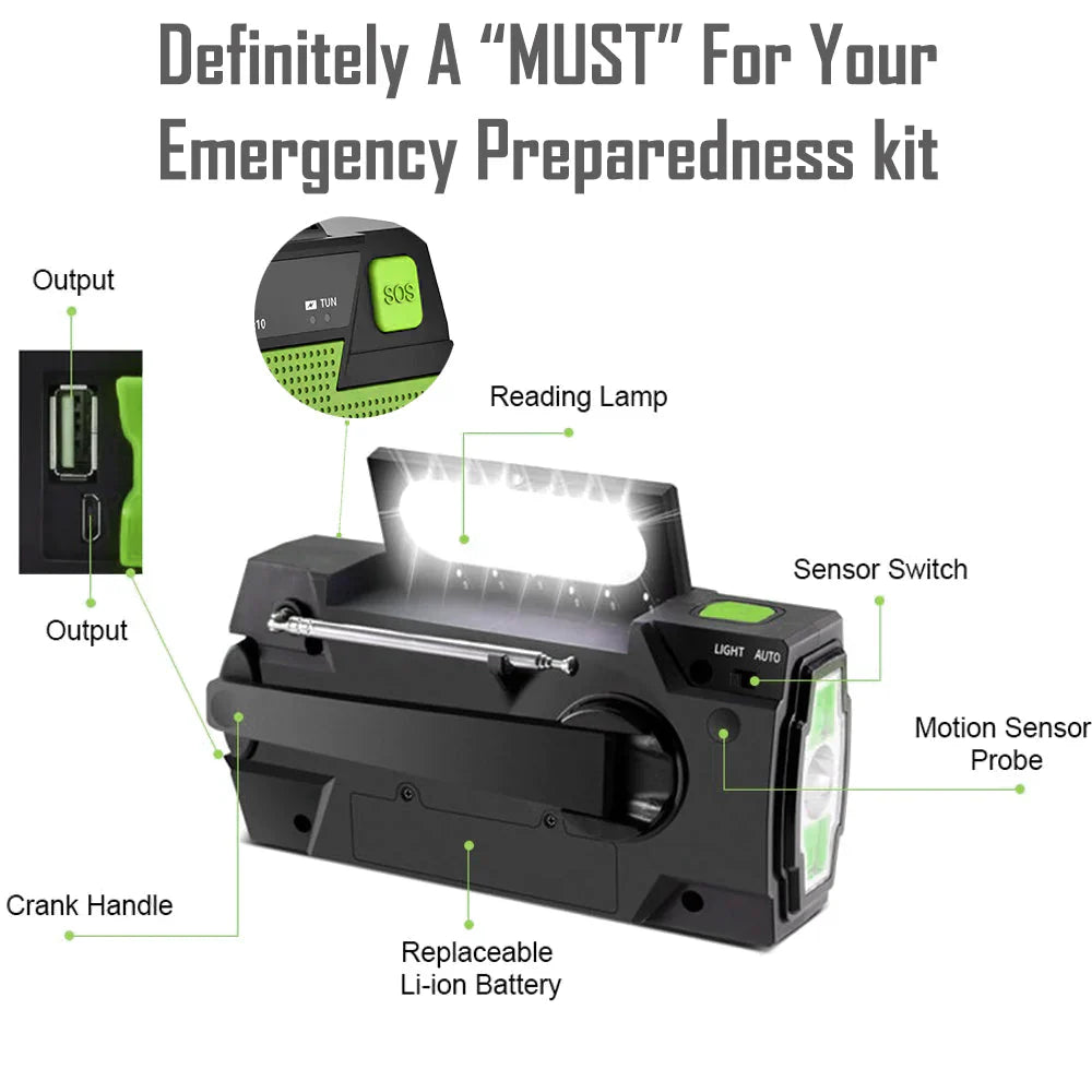Emergency Solar Powered Radio & 30 Day Survival Skills Program ($97 BONUS)