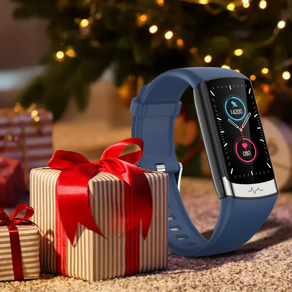 V19Pro Health & Fitness Smartwatch With ECG, HR, Blood Pressure and Blood Sugar Monitoring-2025 Upgrade