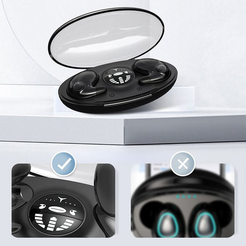 Invisible Wireless Sleep Headphones | IPX5 Waterproof, Bluetooth 5.3 for Comfortable Sleep and Relaxation