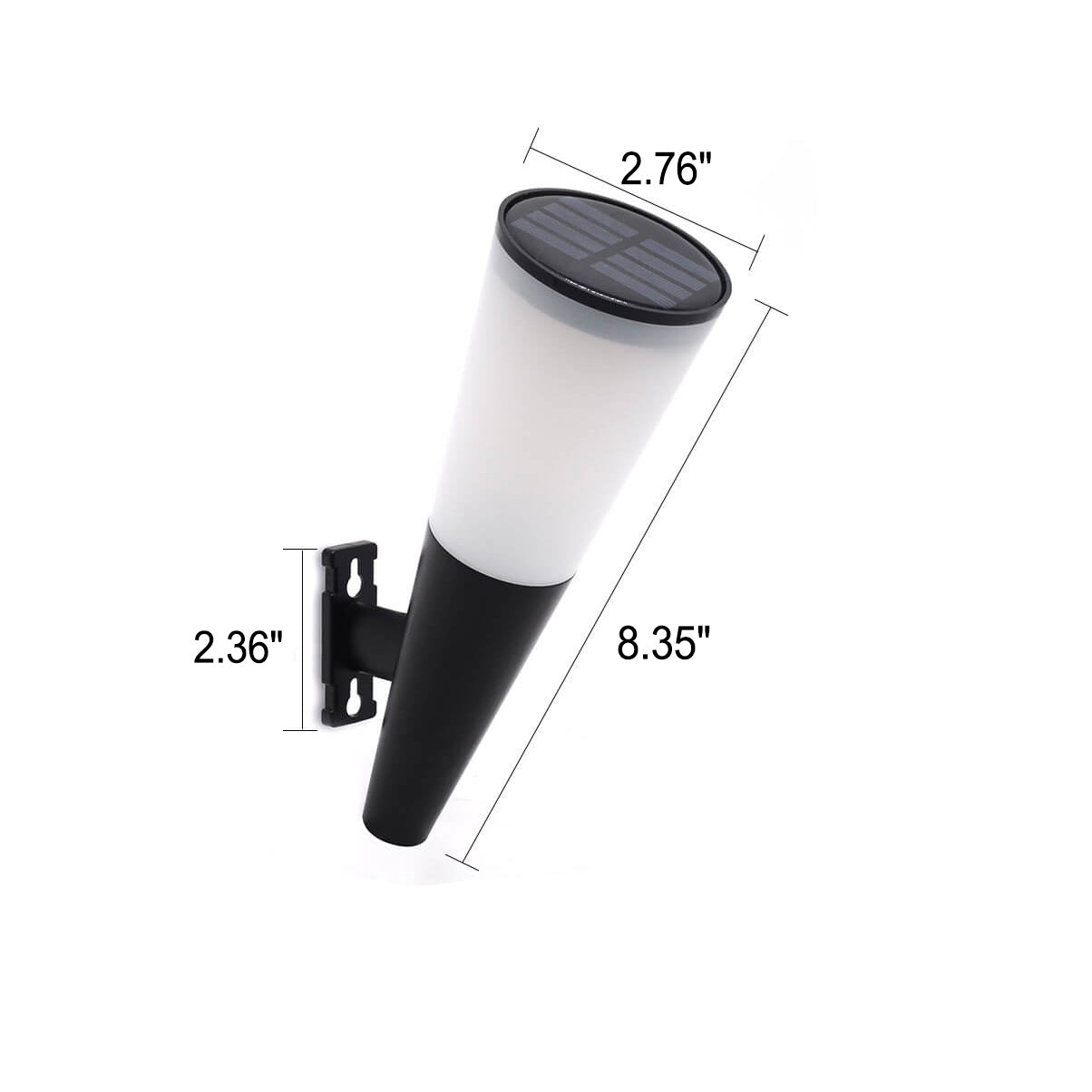 Truro Solar Wall Light Anthracite - Energy-Efficient Solar Outdoor Wall Illumination