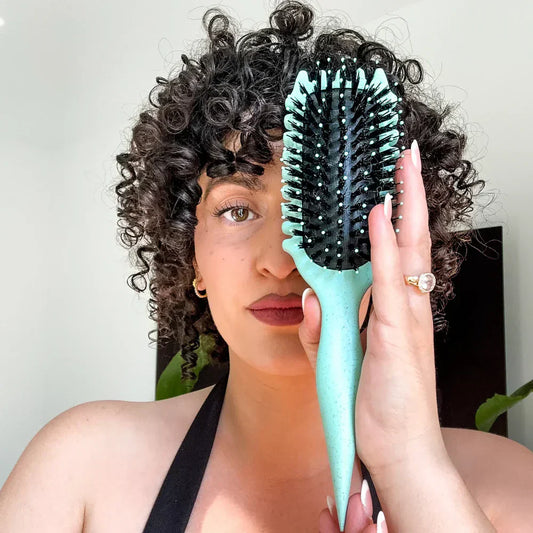 MysticWave | Curl Defining Brush for Natural Curls & Waves | Hair Styling Tool for All Hair Types