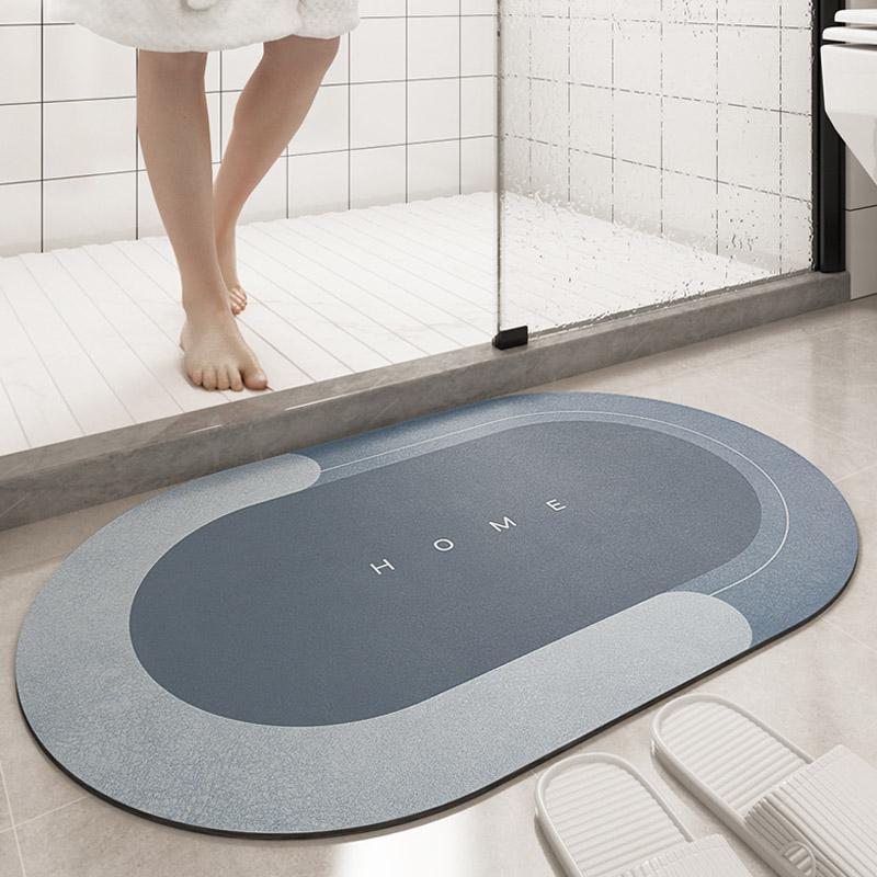 Absorbent Microfiber Bath Mat | Quick-Dry Soft Bathroom Rug for Shower & Bath Use