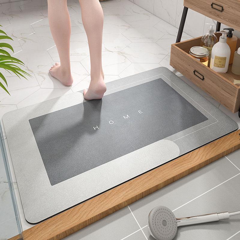 Absorbent Microfiber Bath Mat | Quick-Dry Soft Bathroom Rug for Shower & Bath Use