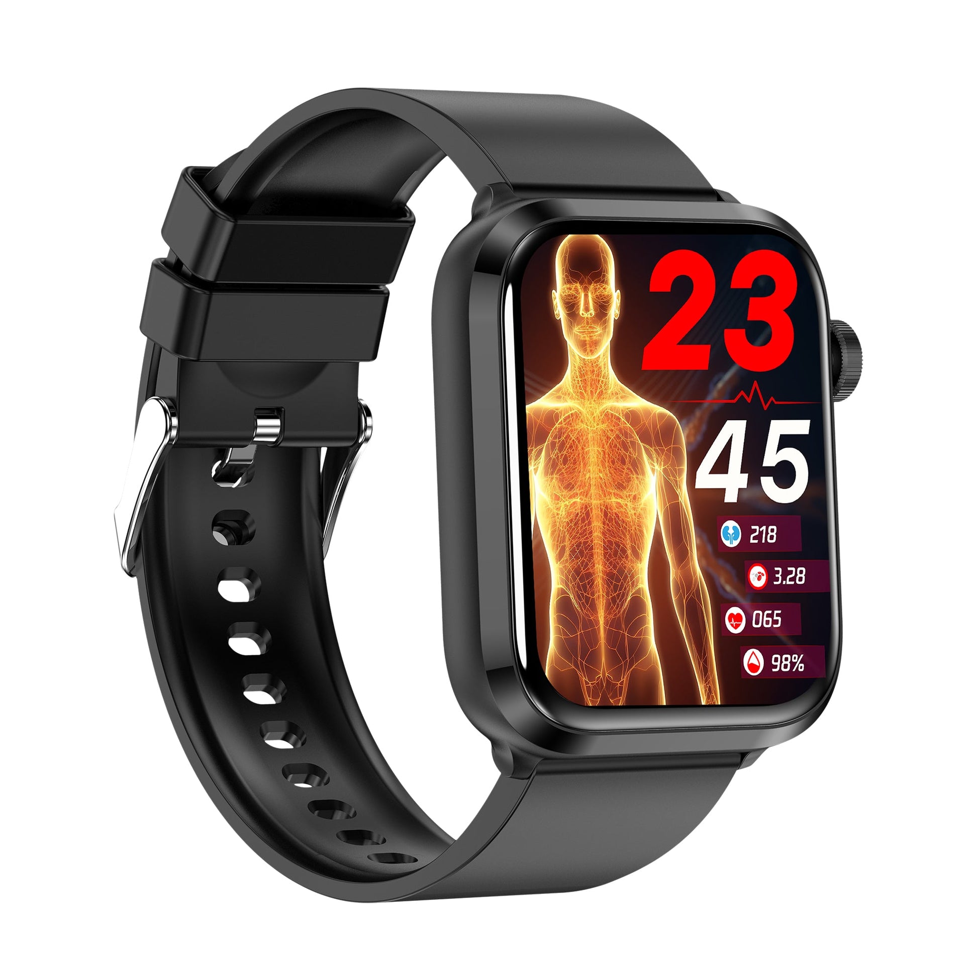 KH22 Wearable Health Management Experts Laser Therapy Blood Oxygen ECG Health Smartwatch Bluetooth Call
