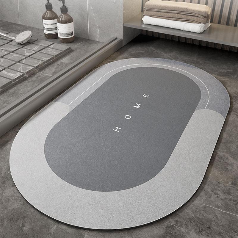 Absorbent Microfiber Bath Mat | Quick-Dry Soft Bathroom Rug for Shower & Bath Use