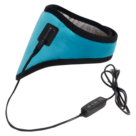 Heated Electric Neck Brace for Pain Relief & Muscle Relaxation - Adjustable Therapy Wrap for Neck Pain Relief and Comfort