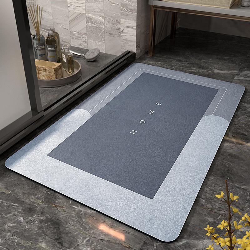 Absorbent Microfiber Bath Mat | Quick-Dry Soft Bathroom Rug for Shower & Bath Use