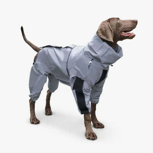 Dog Rain Coat with Legs - Waterproof Dog Jacket for Small and Large Breeds | UK Cozy Winter Wear