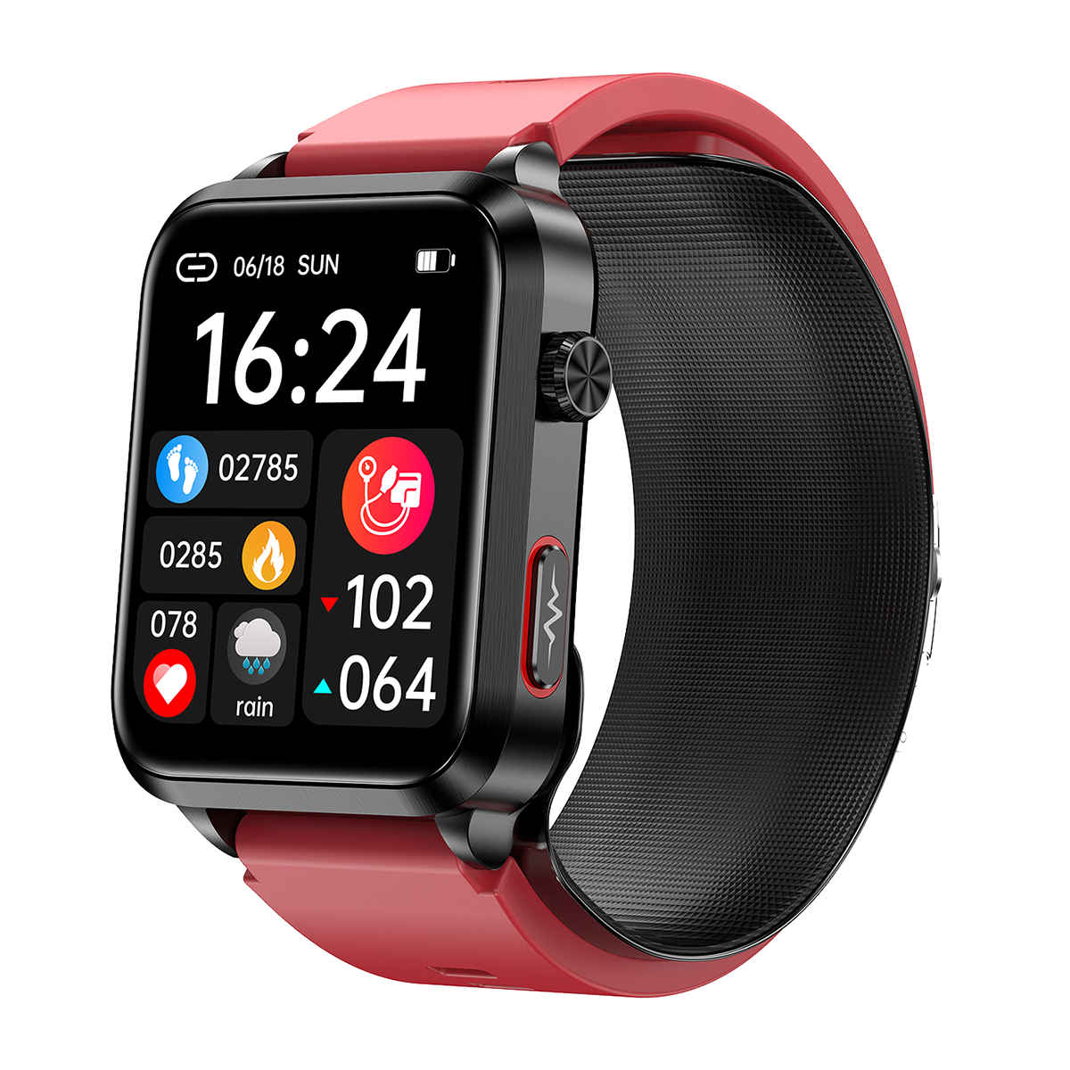 KHP1 Blood Pressure Smart Watch with Air Bags Cuff ECG Wrist BP Monitor