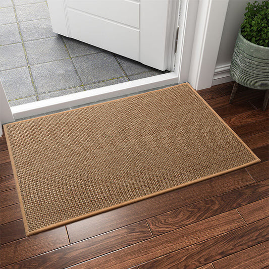 Indoor Entrance Door Mats: Non-Slip , Washable, Natural Coir for Kitchen, Patio, & Doorway - All Sizes