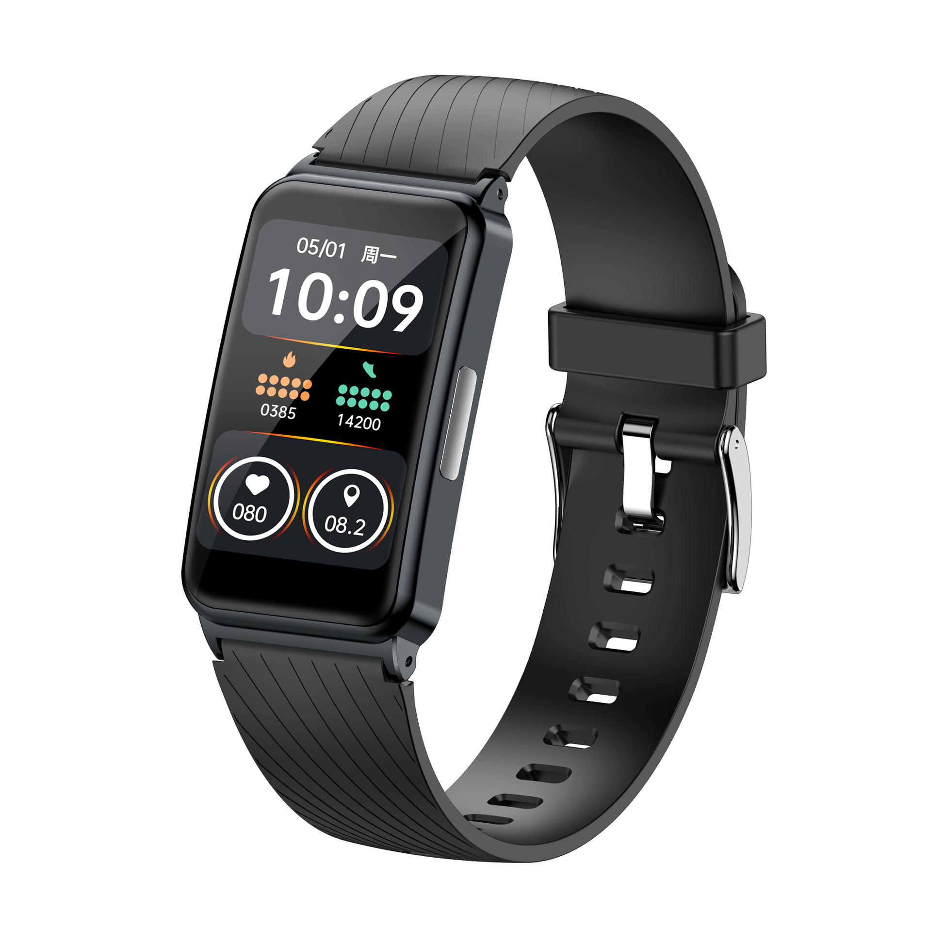 KH01 ECG Heart Rate HRV SPO2 Temperature Blood Pressure Smart Bracelet