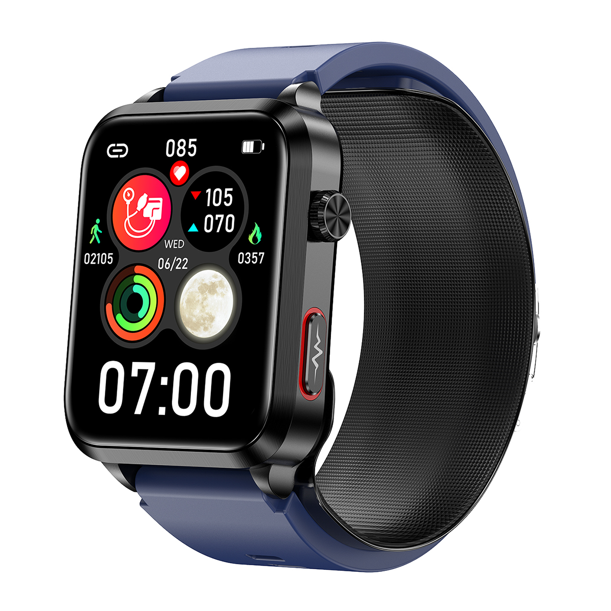 KHP1 Blood Pressure Smart Watch with Air Bags Cuff ECG Wrist BP Monitor