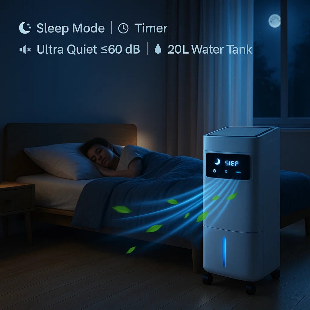 Portable Windowless Air Conditioner with Remote Control - Energy Efficient Cooling for Home, Office, and Small Spaces