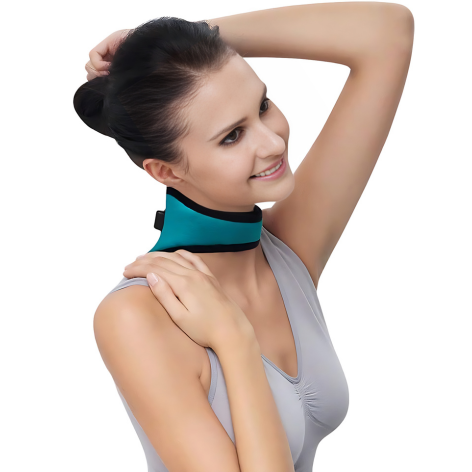 Heated Electric Neck Brace for Pain Relief & Muscle Relaxation - Adjustable Therapy Wrap for Neck Pain Relief and Comfort