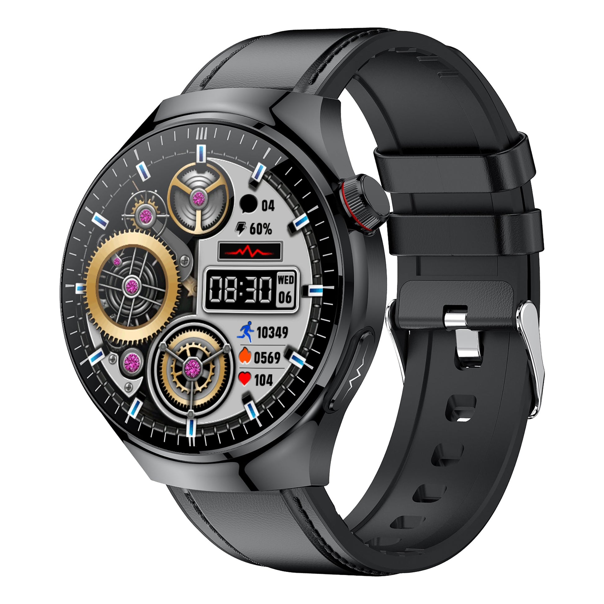 KH26 One click micro examination of Five Organ Health Monitoring Blood Glucose Blood Lipids Uric Acid Blood Pressure Blood Oxygen SOS Smart Watch