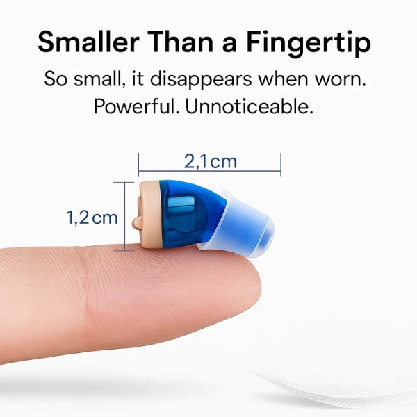 In-Ear Rechargeable Hearing Aids Offering Clear Sound, Long-Lasting Battery, and Comfortable Fit for Everyday Use