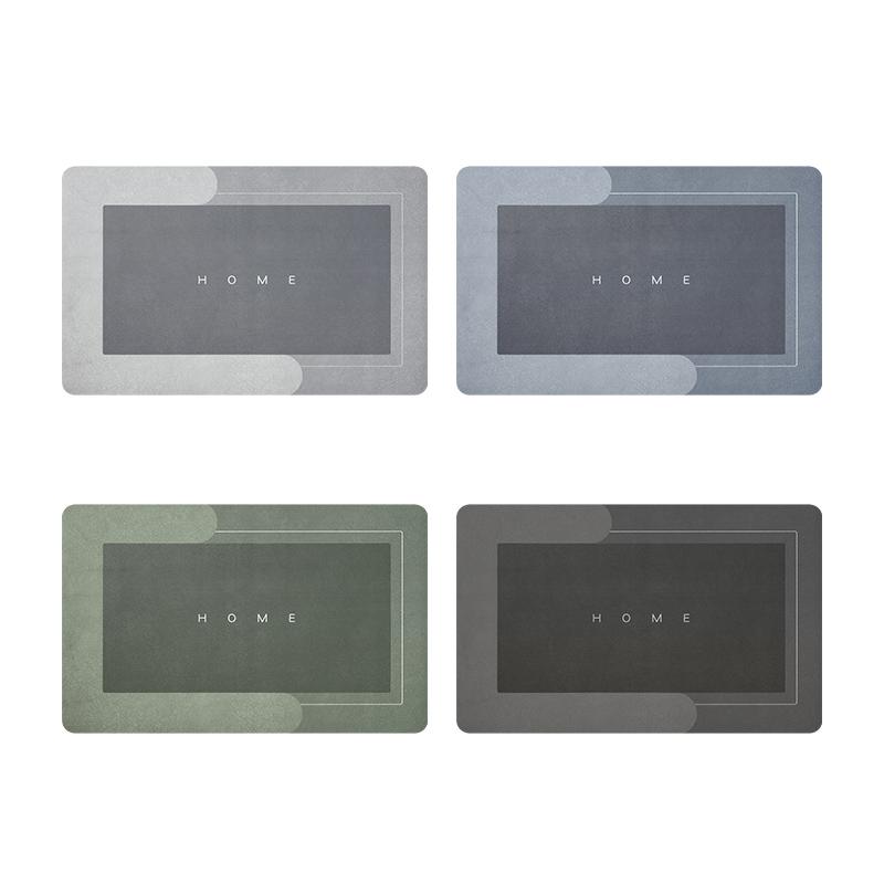Absorbent Microfiber Bath Mat | Quick-Dry Soft Bathroom Rug for Shower & Bath Use