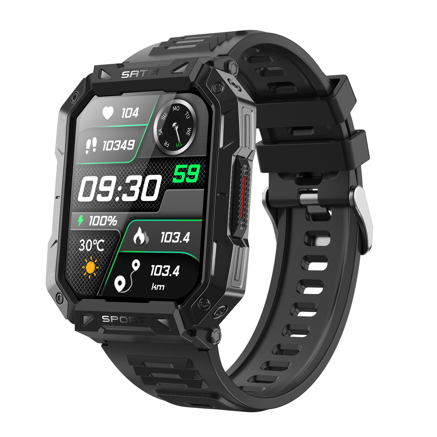 KH57 Military Health Watch Heart Rate Professional Sleep Management