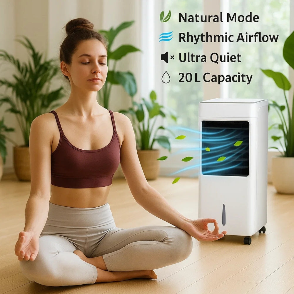 Portable Windowless Air Conditioner with Remote Control - Energy Efficient Cooling for Home, Office, and Small Spaces