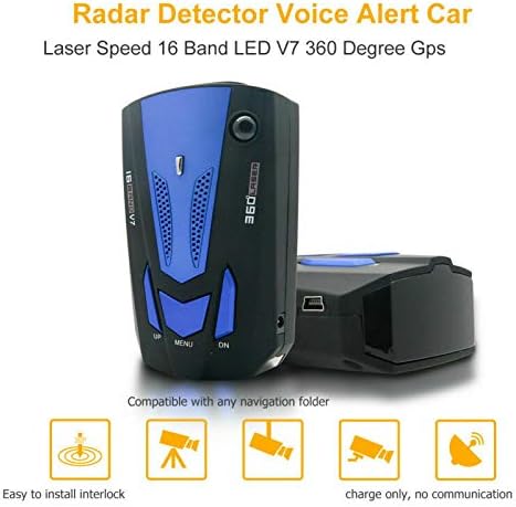 Radar Detector UK – Flash Speed Camera Detector with Precision Long-Range Detection for Safe Driving