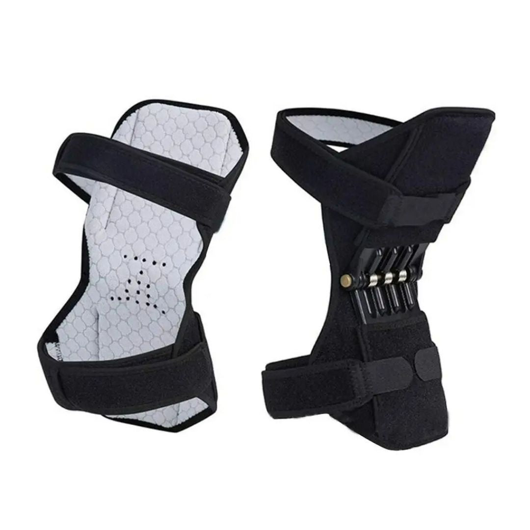 Hinged Knee Brace Stabilizers - Adjustable Knee Support for Pain Relief, Arthritis & Post-Surgery Recovery - Set of 2