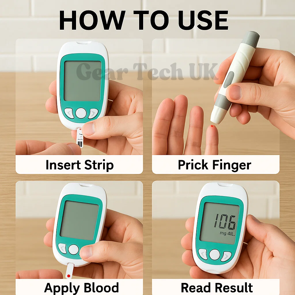 Multifunctional Analyzer Home Cholesterol Test Kit with Lancets Uric Acid Meter Glucose Meter