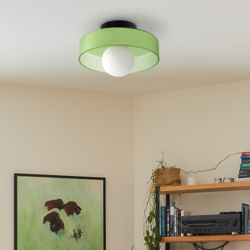 LED Round Flush Mount Ceiling Light Fixture - Modern Energy-Efficient Lighting for Contemporary Home Décor & Low Ceilings