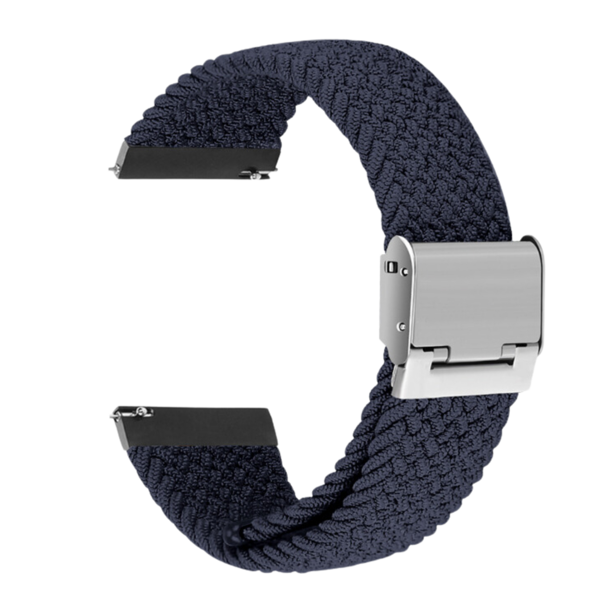 Blue Braided Nylon Watch Band