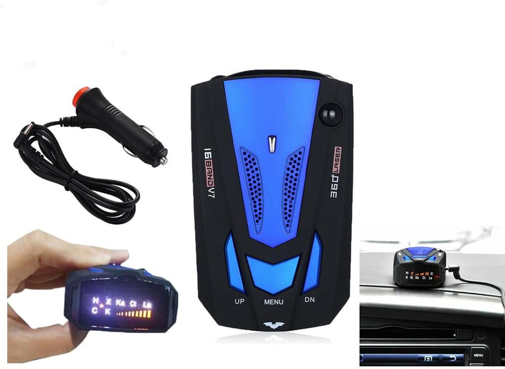 Radar Detector UK – Flash Speed Camera Detector with Precision Long-Range Detection for Safe Driving