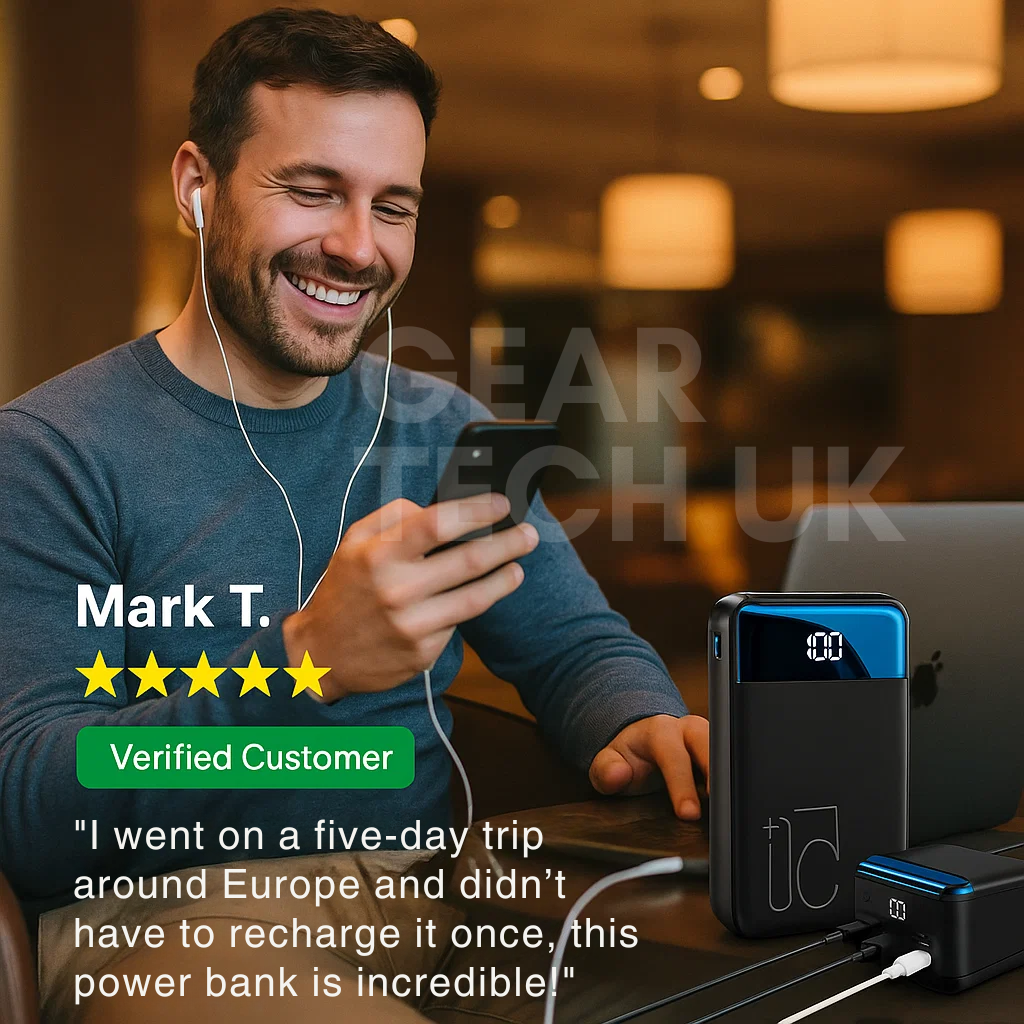 100,000mAh Power Bank with Super Fast Charging for Phones, Tablets, and Laptops - High Capacity Portable Charger