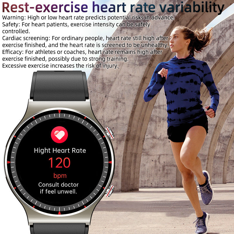 KH08 Vintage Health Watch ECG Heart Rate Blood Oxygen Blood Pressure
