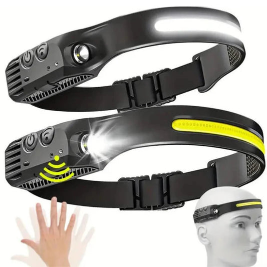 Rechargeable LED Head Torch for Running, Biking, and Outdoor Adventures