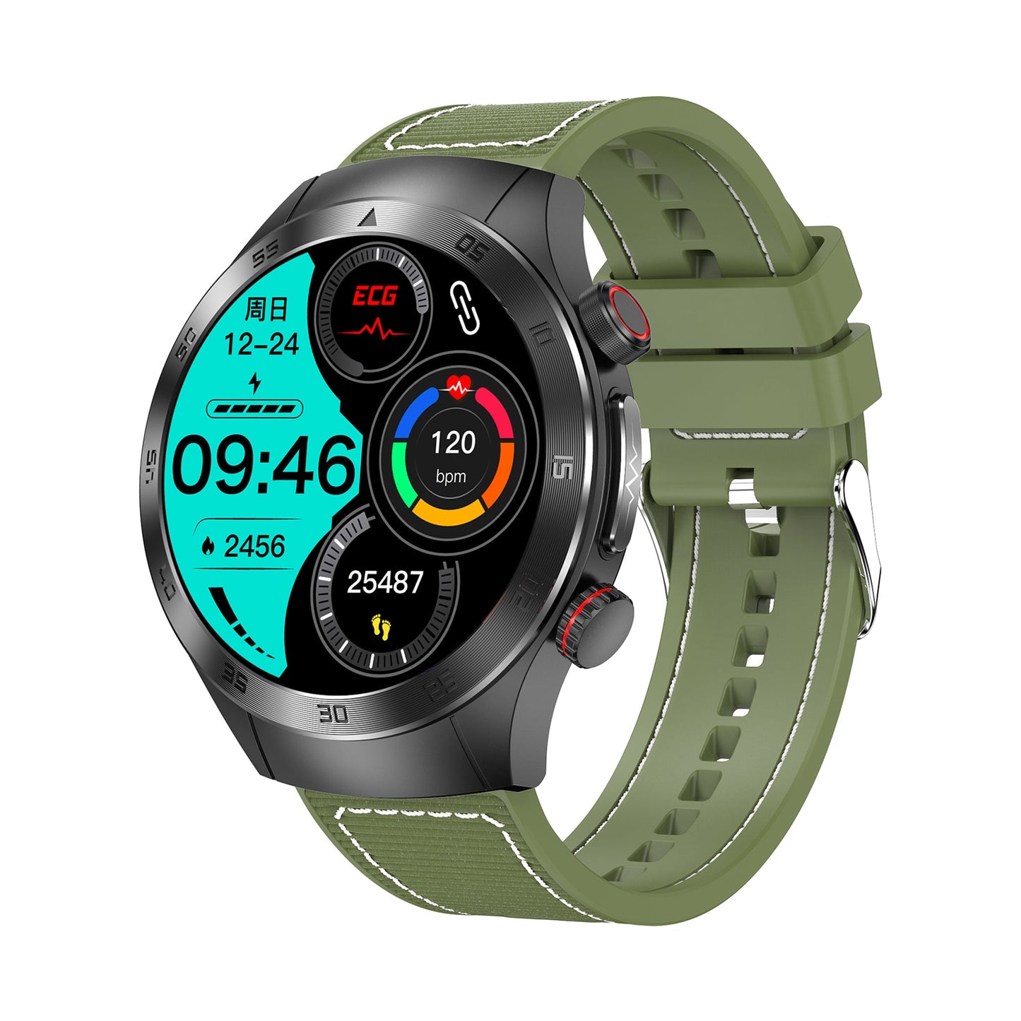 KH800 Smart Flagship Health Navigation Laser Health Therapy ECG Bluetooth Calling Blood Oxygen