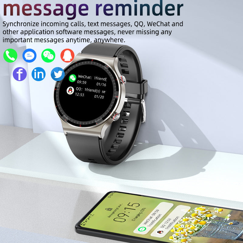 KH08 Vintage Health Watch ECG Heart Rate Blood Oxygen Blood Pressure
