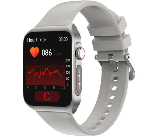 Health Smartwatch with BP+HR+ECG+ BG+SpO2+ SOS & blood analysis supports voice calls and fitness tracking??