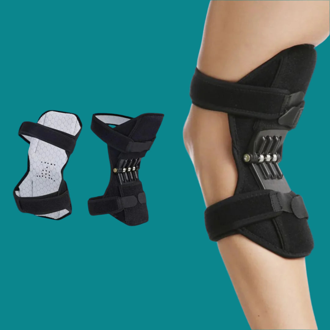 Hinged Knee Brace Stabilizers - Adjustable Knee Support for Pain Relief, Arthritis & Post-Surgery Recovery - Set of 2