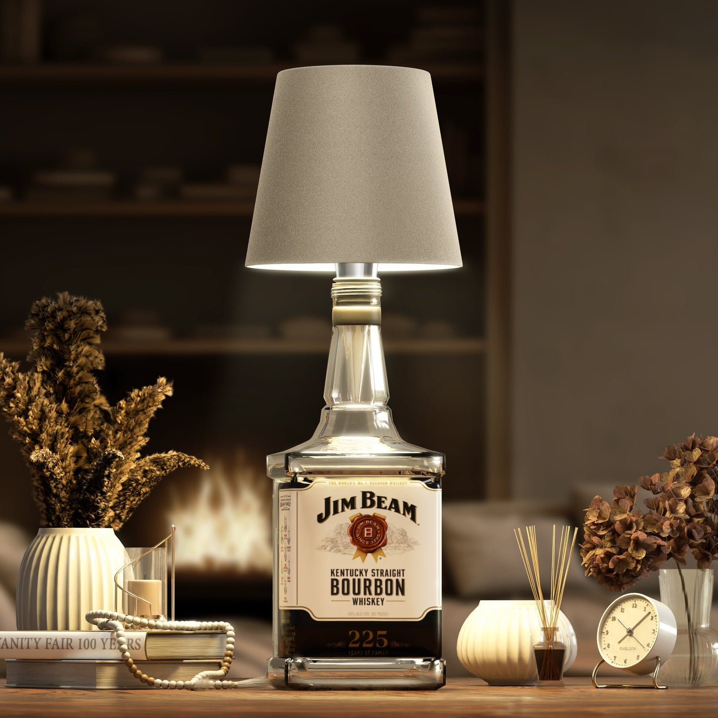LED Bottle Lamp | Eco-Friendly, Dimmable & Portable Lighting for Home Decor
