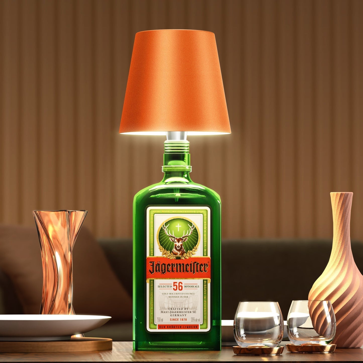 LED Bottle Lamp | Eco-Friendly, Dimmable & Portable Lighting for Home Decor