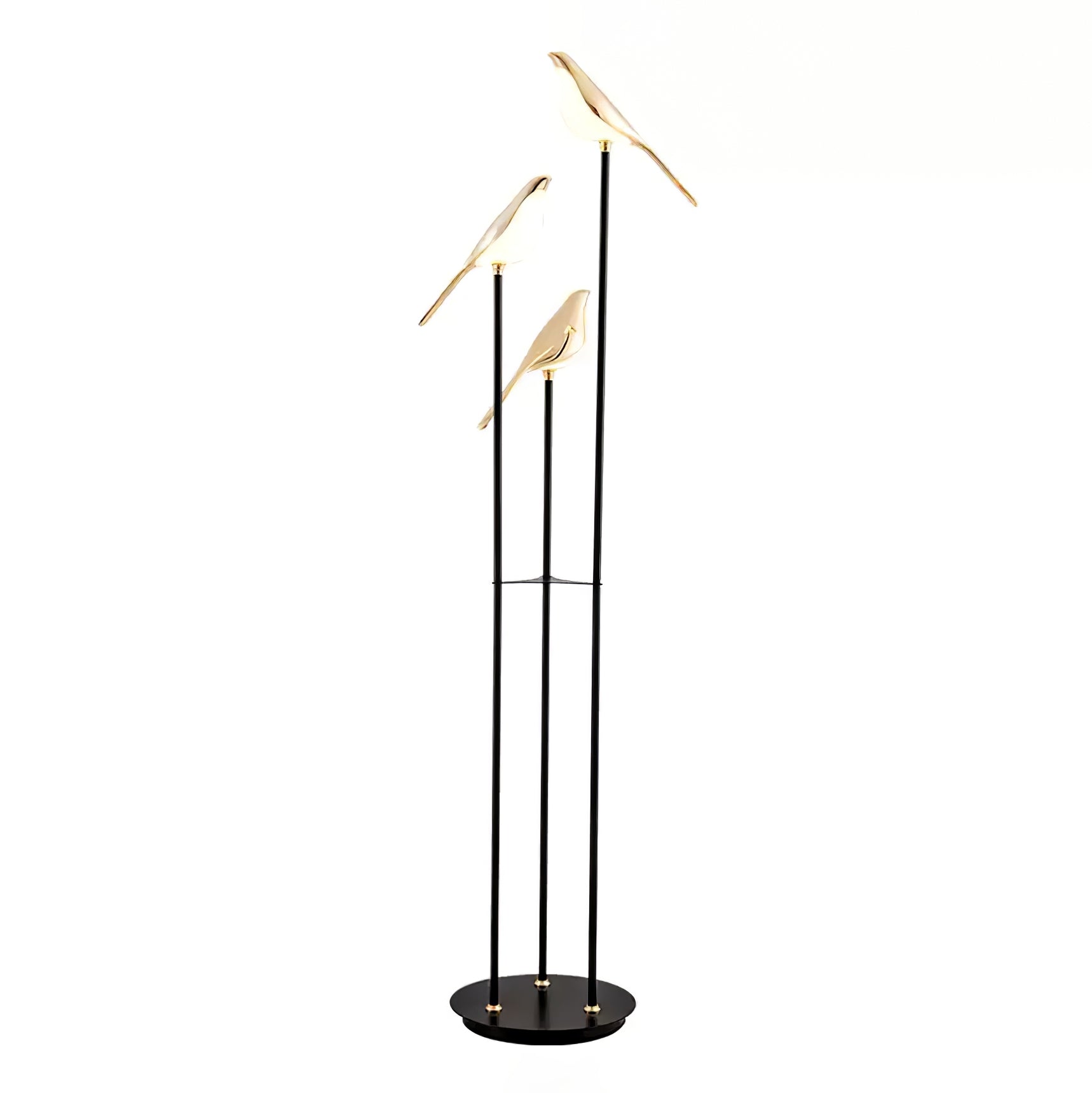 LED Torchiere Floor Lamp with Adjustable Height and Soft Light for Living Room & Bedroom Use