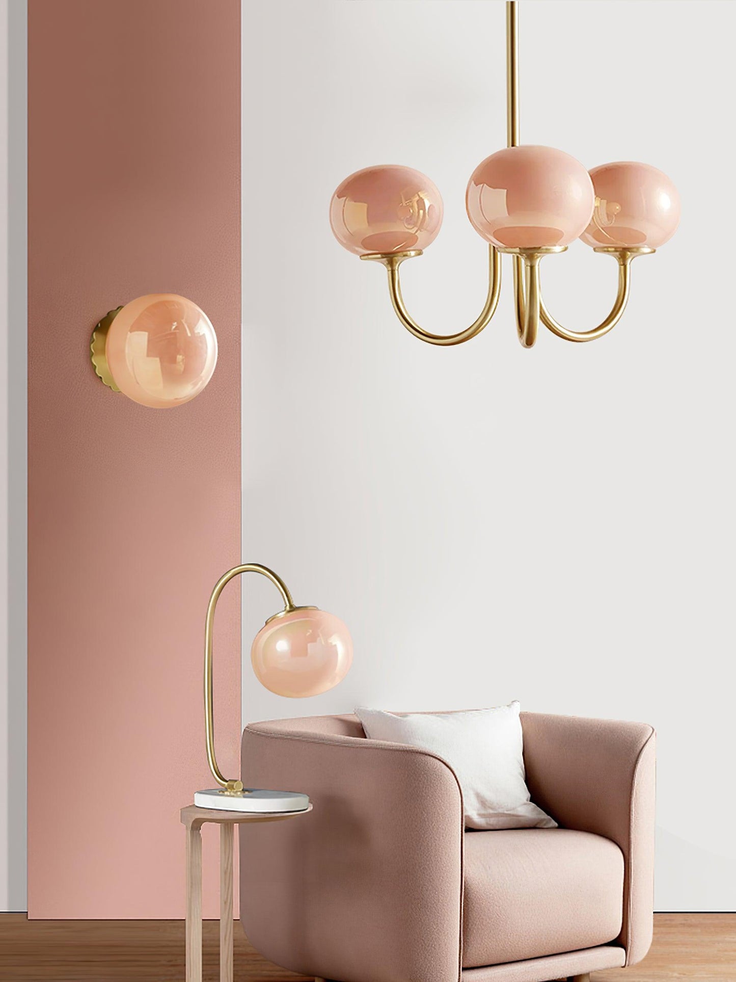 LED Marshmallow Chandelier Light Fixture - Modern White Pendant Lighting for Dining Room & Living Room Decor